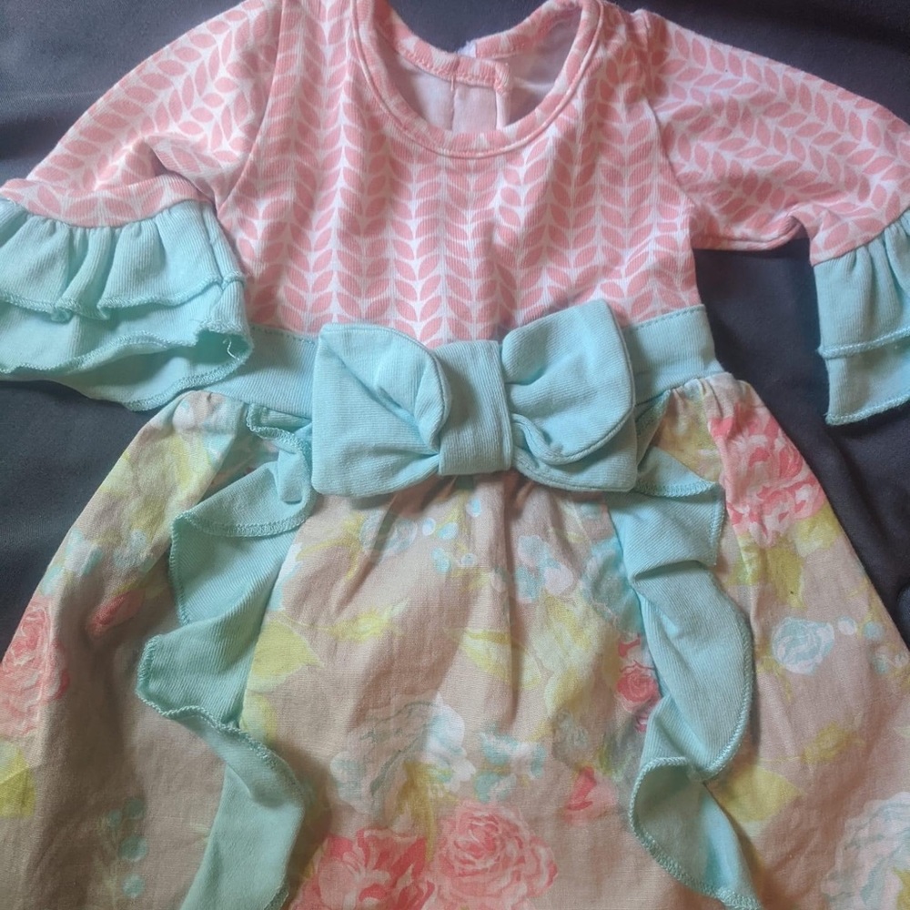 Shrimp and grits girl and doll dresses